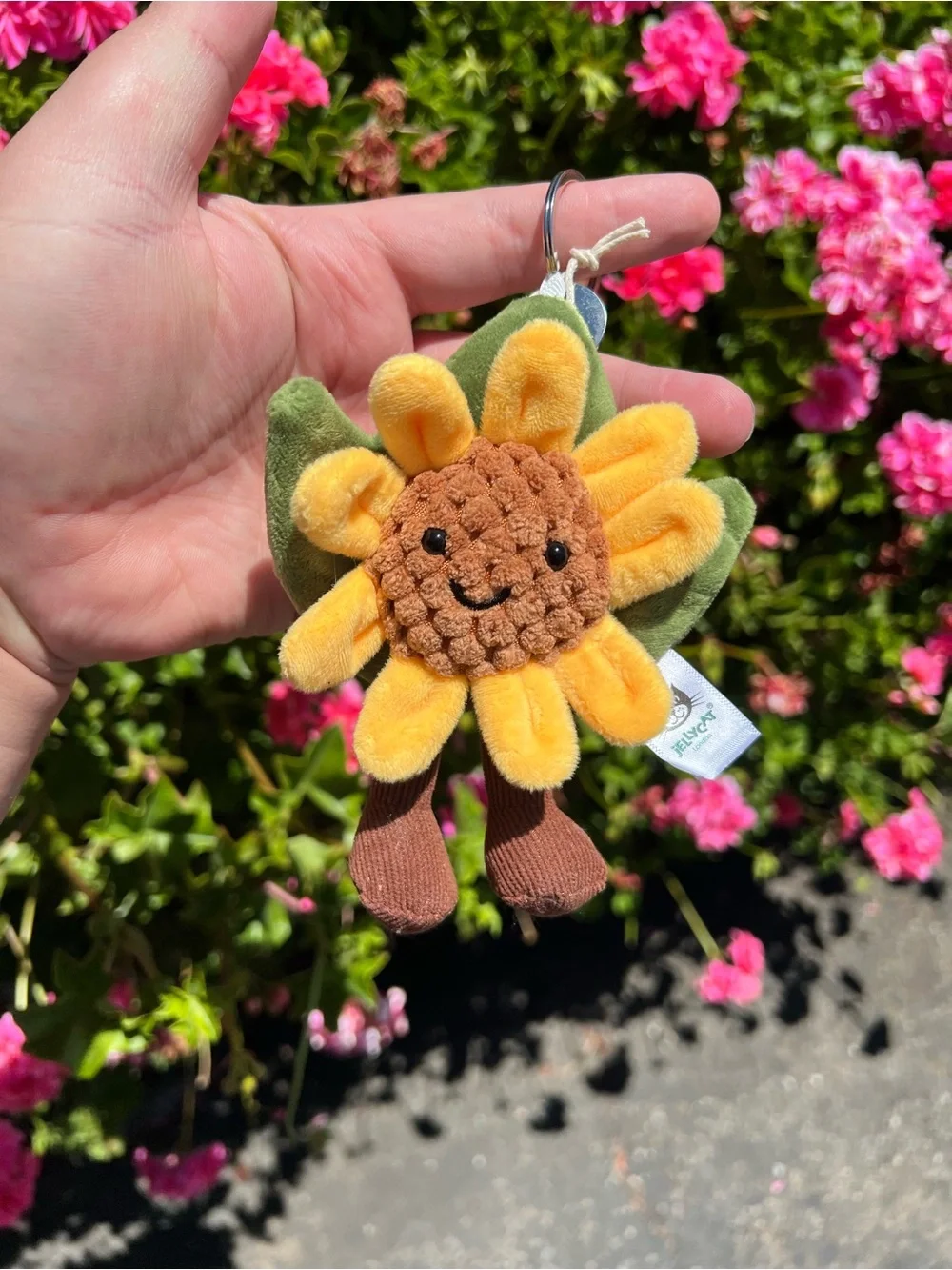 SUNFLOWER PLUSH KEYCHAIN - Picture 6 of 6